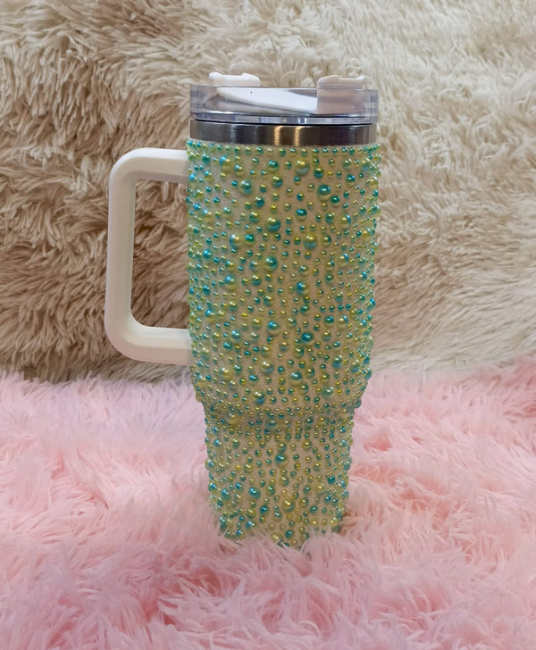Pearl sparkling insulated tumbler