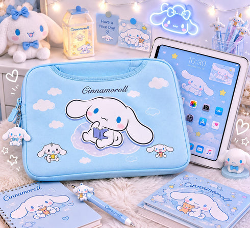 Kawaii Sanrio Plush Tablet Case | Aesthetic iPad Bag